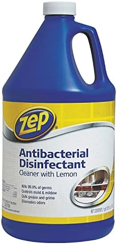 Zep Commercial 1041688 Antibacterial Cleaner with Lemon 1 Gal Bottle