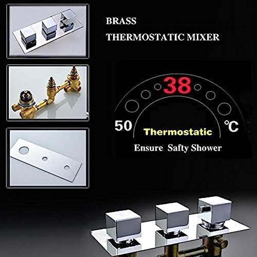 8 Inch Rain Shower Head System with Thermostatic Valve