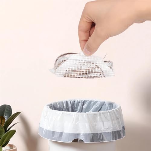 GYLCTOM Shower Drain Hair Catcher - 100PC Disposable Flat Mesh Sticker
