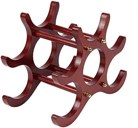 Wangkensu Wall-Mounted Wine Rack Red Industrial Retro Style
