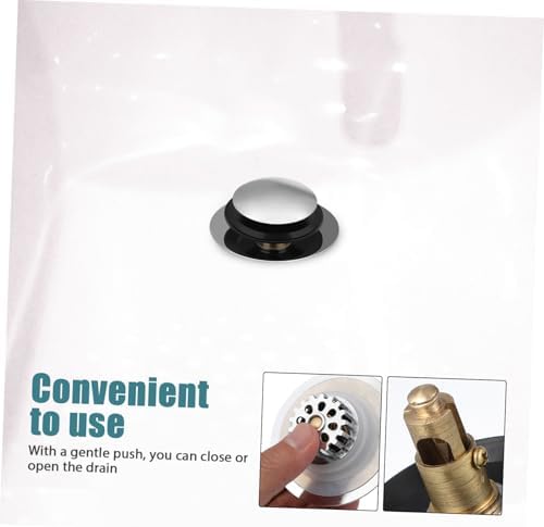 Yardenfun Full Copper Tub Drain Hair Catcher Pop-up Stopper