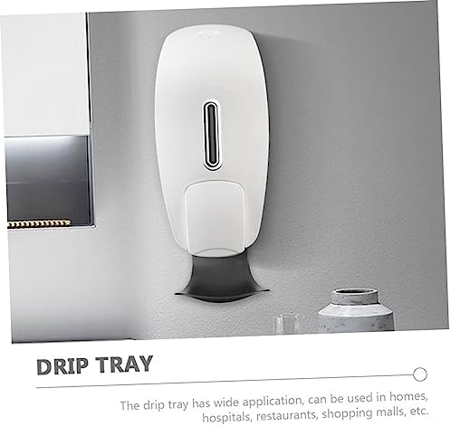 UTHCLO 2pcs Wall Mount Drip Tray for Hand Soap Dispenser
