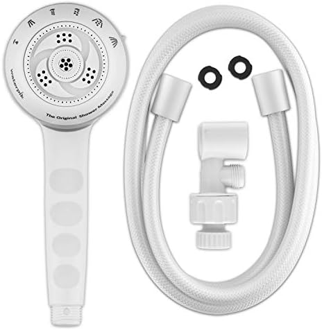 Waterpik Original Massage Shower Head with 5-Foot Hose and 6 Modes