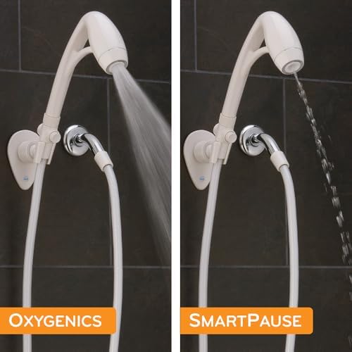 ETL Oxygenics 26788 White Handheld Showerhead