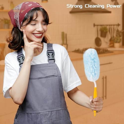 40 Count Microfiber Duster Refills Kit with Handles