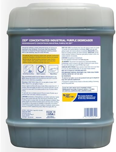 Zep Industrial Purple Cleaner and Degreaser 5 Gallon Case 1