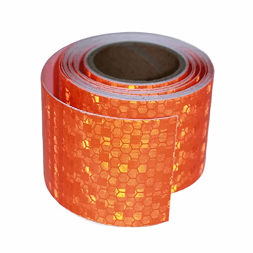 Orange Reflective Safety Tape 2in X 11ft Roll