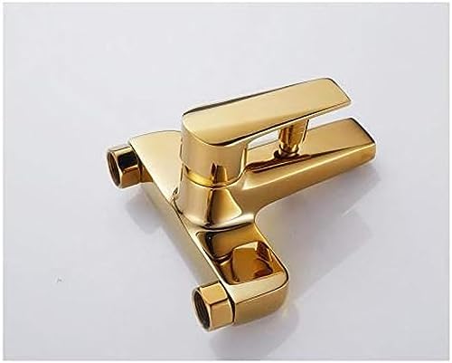 TECKI Gold Shower Set Two Headed Rain Shower Heads