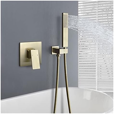 Hidden Waterfall Bathtub Faucet with 3 Modes and Thermostatic Control