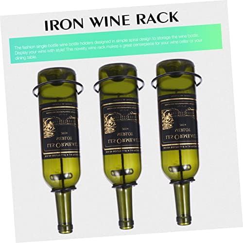 Ciieeo 6pcs Wall-Mounted Wine Rack