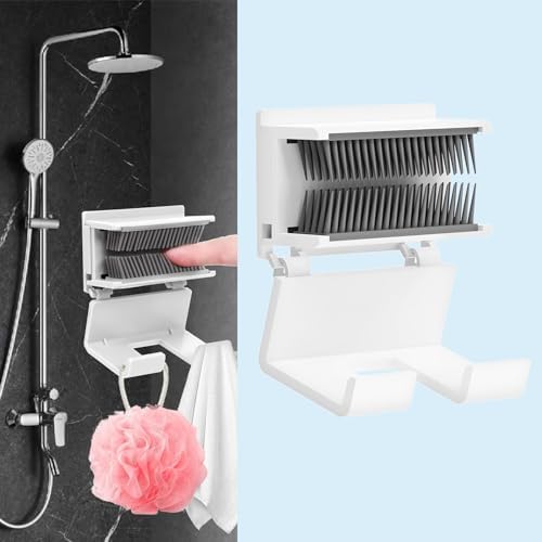 Oneasmot Shower Hair Catcher Wall - White