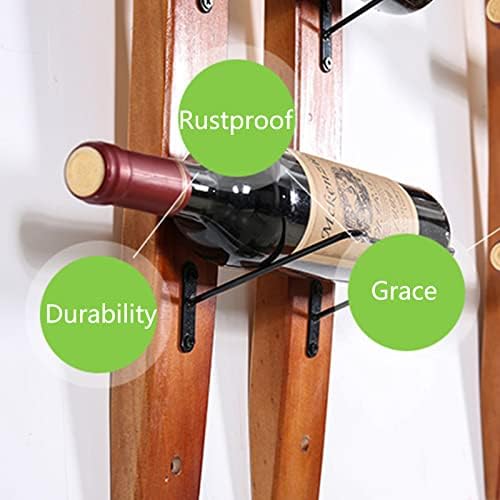 KOHARA 5 Bottles Wall Mounted Wine Rack