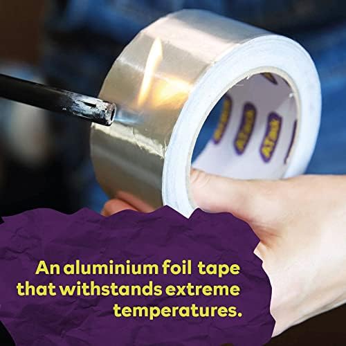 ATack 2x75 Aluminum Foil Duct Tape - High Temp Heavy Duty