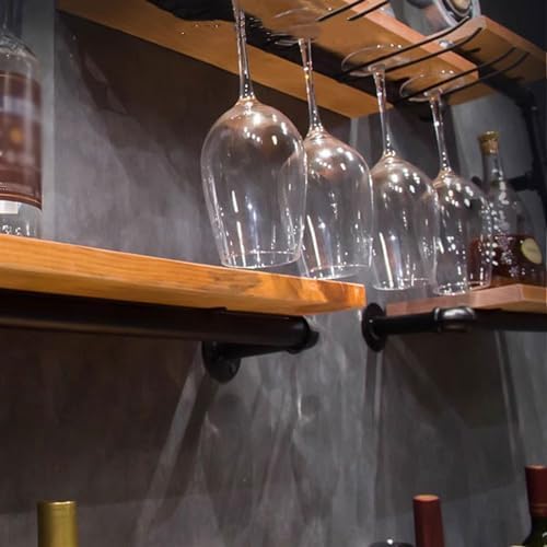 GRFIT Wall-Mounted Wine Rack Industrial Style
