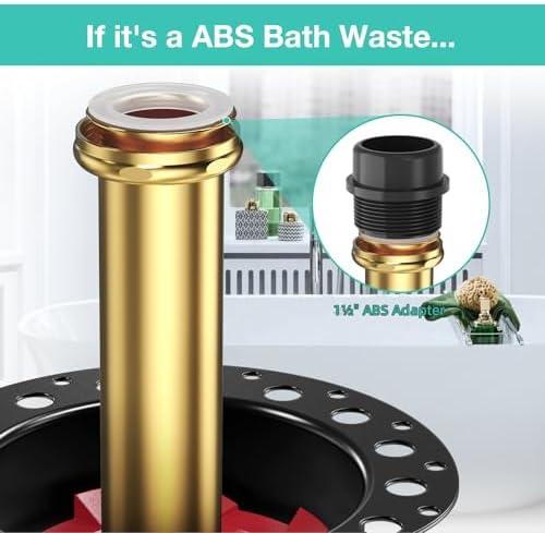 ABS Island Tub Drain Rough-in Kit 810 Inch