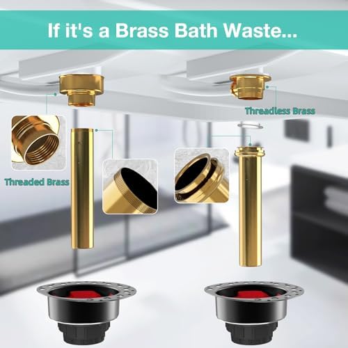 ABS Island Tub Drain Rough-in Kit 810 Inch