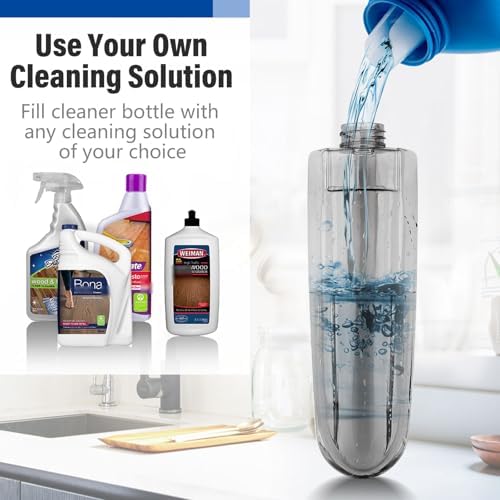 Panda Grip Spray Mop with 14 Oz Refill and 3 Microfiber Pads