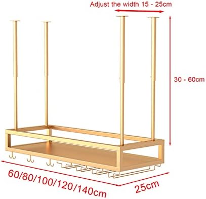 ZJDYDY Wall-Mounted Wine Rack 80x25x21cm