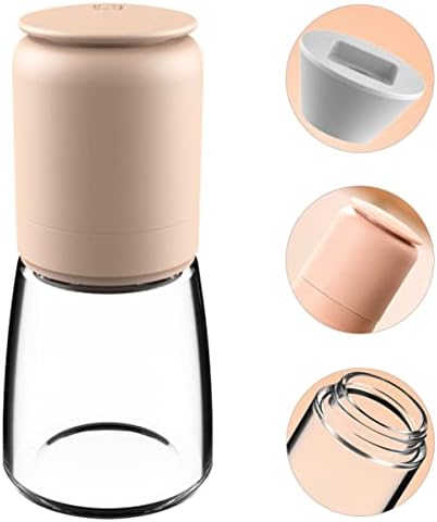 Alipis Salt Pepper Shaker Set with Refillable Glass Bottle