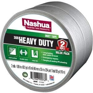 Nashua Duct Tape 12 Mil Thick 2 In x 60 Yd 2 Pack