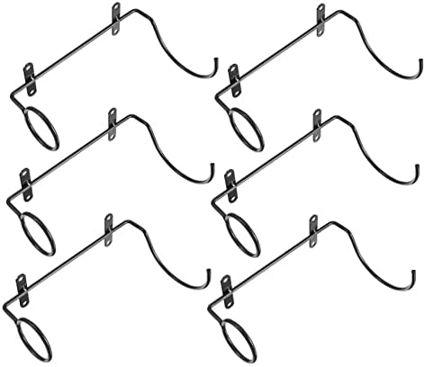 Cabilock Wall-Mounted Wine Racks 6Pcs Iron Art Storage Display