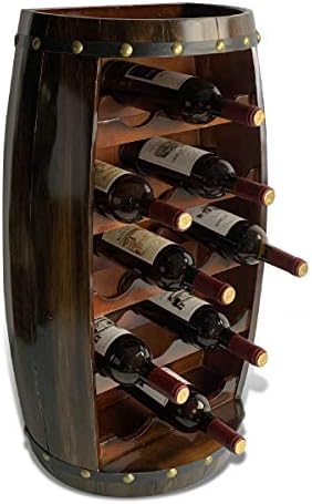CoTa Global Alexander 18-Bottle Wooden Wine Rack - Wall Mounted and Free Standing