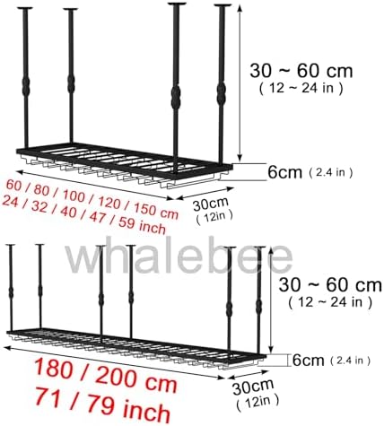 Whalebee Wall-Mounted Wine Glass Rack - 7 Sizes Black Gold