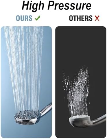 Diiwet 7 Settings Handheld Showerhead with Power Wash