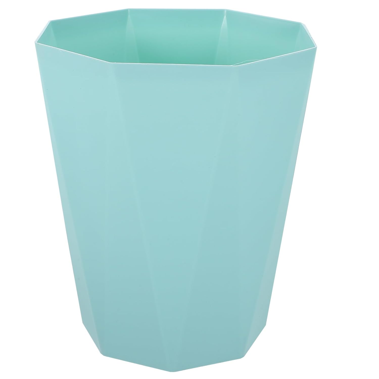 Emerald Green Diamond Pattern 5L Trash Can for Home