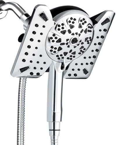 25 GPM Handheld Shower Head Combo with 10 Spray Settings