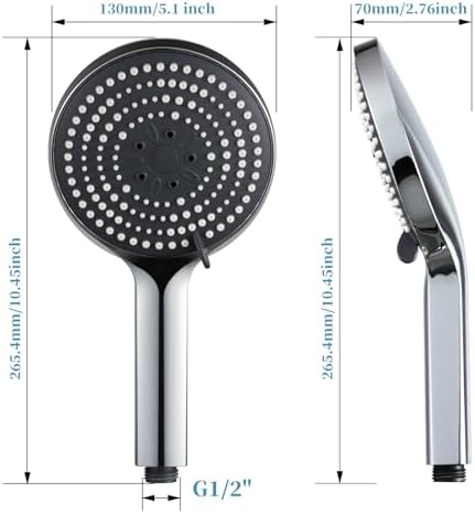 OFFO Handheld Shower Head with 6 Modes