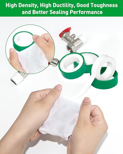 3 Roll Teflon Pipe Sealing Tape for Extreme Temperatures