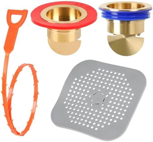 AHUONEL 4Pcs Drain Cleaner Tool Set