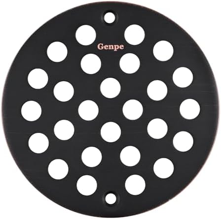 Genpe 4 Inch Screw-in Floor Drainer Cover Replacement