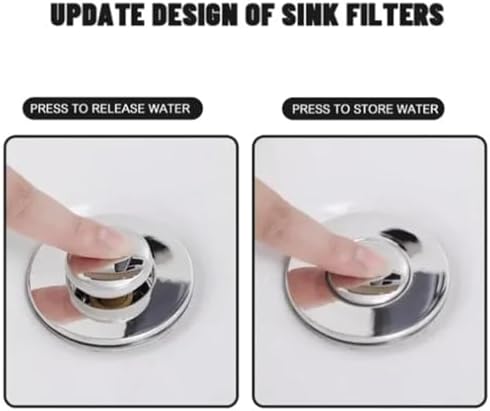 Citosisk Drain Filter 2PCS Universal Stainless Steel