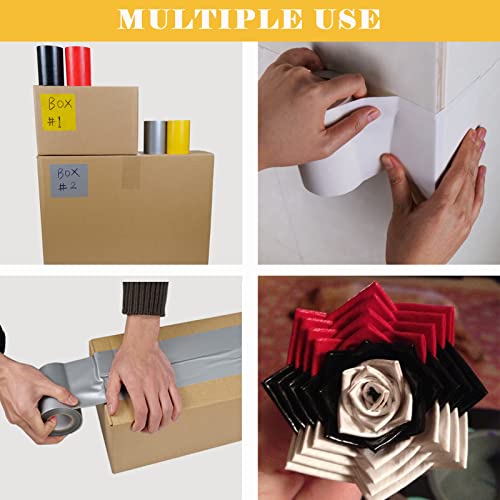 Heavy Duty 4 Duct Tape 65ft Waterproof for Crafts Home Use