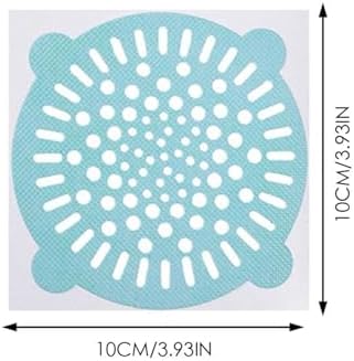 Amaping 10PCS Disposable Shower Drain Hair Catcher Mesh Stickers 1