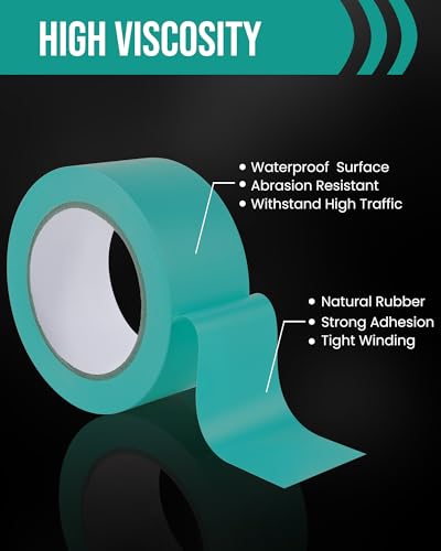 Lichamp 6 Piece 4 Inch Safety Warning Tape Bulk Pack