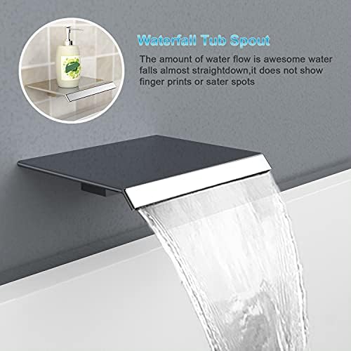 EMBATHER Tub Shower Trim System with Rainhead