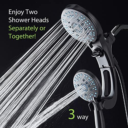 Hotel Spa High Pressure Handheld Shower Head with 50 Modes and Adjustable Arm