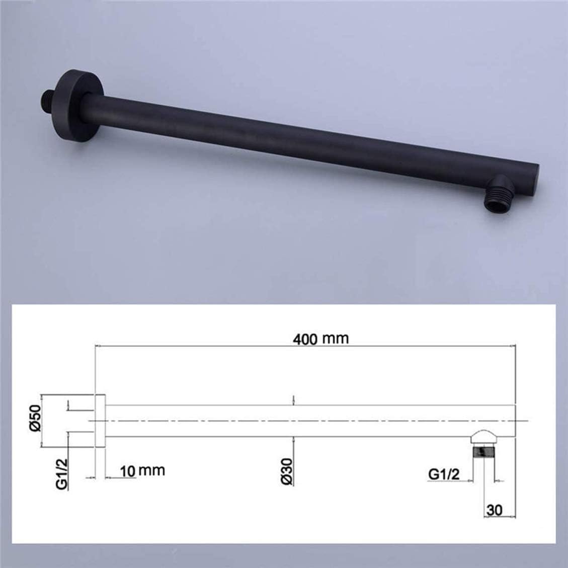 Luxury Shower Set with 8-12 Round Rainfall and Handheld Shower Heads