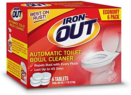 IRON OUT Automatic Toilet Bowl Cleaner 6 Tablets