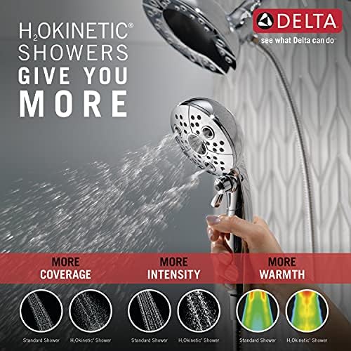 Delta Faucet 5-Spray In2ition Dual Shower Head with Handheld