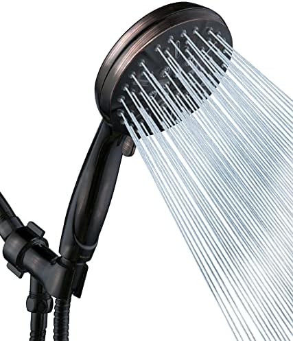 ORB High Pressure Shower Head with Handheld and 60 Inch Hose