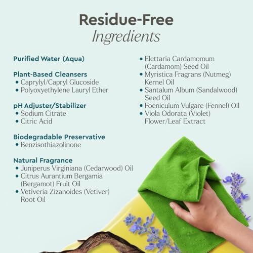 Puracy Natural Granite Cleaner - Streak-Free Plant-Powered