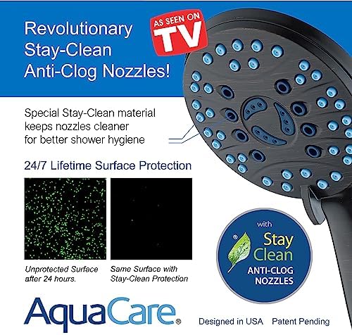 Hotel Spa High Pressure Handheld Shower Head with 50 Modes and Adjustable Arm