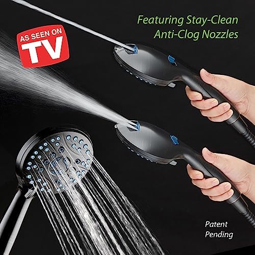 Hotel Spa High Pressure Handheld Shower Head with 50 Modes and Adjustable Arm