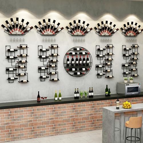 CUXAHO Bronze Wall-Mounted Wine Rack 1