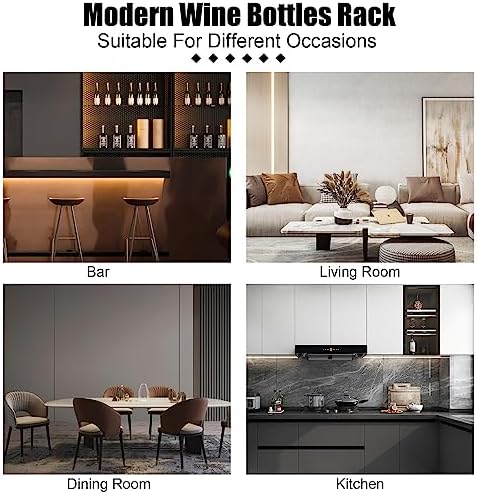 Wooden Wine Rack - 10 Bottle Wall Mounted Storage