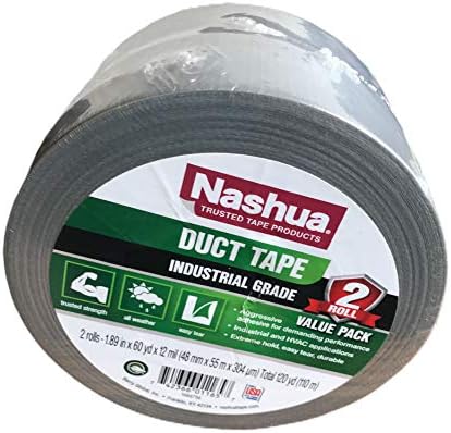Nashua Duct Tape 12 Mil Thick 2 In x 60 Yd 2 Pack